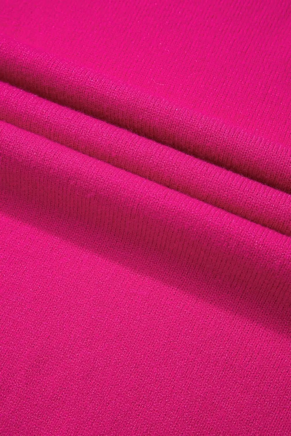 Strawberry pink plus size sweater - Love Salve